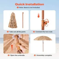 Umbrelă-Tiki-tropicală-cu-efect-de-paie-183-cm-pentru-plajă-și-terasă