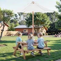 Set-din-lemn-pentru-grădină-Masă-de-picnic-cu-bănci-și-locaș-pentru-umbrelă