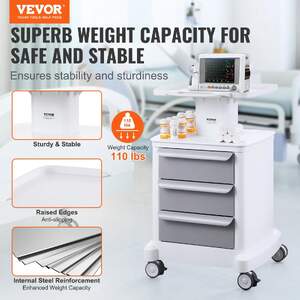 Cărucior-medical-mobil-cu-3-sertare-1-tavă-superioară
