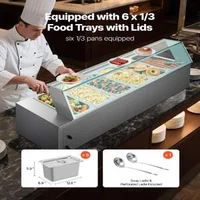 Bain-Marie-profesional-pentru-bufet-6-tăvi-1-3-cu-capac-din-sticlă