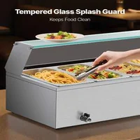 Bain-Marie-profesional-pentru-bufet-6-tăvi-1-3-cu-capac-din-sticlă
