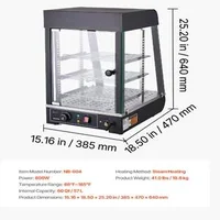 Vitrină-profesională-încălzită-3-niveluri-57L-cu-iluminare-LED-și-încălzire-cu-abur