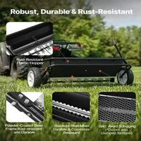 Aerator-tractat-și-cărucior-de-împrăștiere-2-în-1-45-4-kg-lățime-0-81m