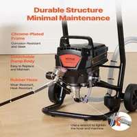 Aparat-electric-de-vopsit-airless-950W-3000-PSI-pe-cărucior