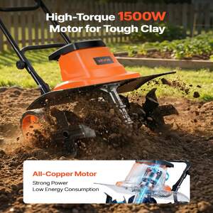 Freză-electrică-pentru-grădină-1500W-lățime-de-lucru-45-cm