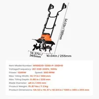 Freză-electrică-pentru-grădină-1200W-lățime-de-lucru-36-cm