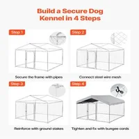 Cușcă-de-exterior-pentru-câini-mari-4x2x2-m-acoperiș-rezistent-la-apă