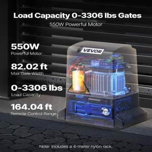 Sistem-automat-de-acționare-pentru-poartă-culisantă-1500-kg-550W-senzor-infraroșu