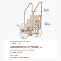 Scară-pentru-piscină-supraterană-4-trepte-până-la-181-kg-Culoare-Taupe