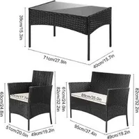 Set-de-grădină-PETTEX-din-ratan-colț-de-relaxare-din-4-piese-negru-și-maro