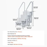 Scară-ranforsată-gri-pentru-piscină-cu-4-trepte-până-la-181-kg