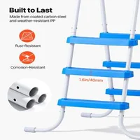 Scară-dublă-pentru-piscină-tip-A-ramă-3-trepte-până-la-136-kg-91-4-cm