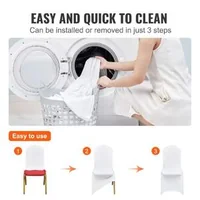Huse-pentru-scaune-din-spandex-150-de-bucăți-mărime-universală-albe-cu-margine-frontală-dreaptă