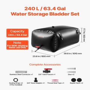 Recipient-portabil-pliabil-pentru-apă-240-L-Negru-1000D-PVC
