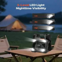 Ventilator-solar-portabil-20000mAh-cu-lampă-LED-8-inch