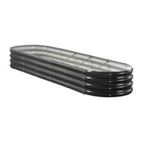 Strat-oval-metalic-2-4-x-0-6-x-0-3-m-galvanizat-gri-închis