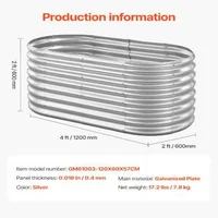 Strat-oval-metalic-adânc-de-grădină-120-x-60-x-60-cm-galvanizat