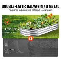 Strat-metalic-galvanizat-de-grădină-182-x-92-x-28-cm-argintiu