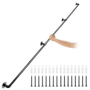 Balustradă-tubulară-pentru-scări-274-cm-9-picioare-stil-industrial