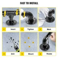Balustradă-tubulară-pentru-scări-274-cm-9-picioare-stil-industrial