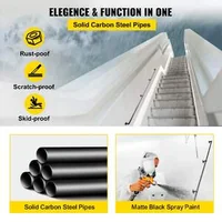 Balustradă-tubulară-pentru-scări-274-cm-9-picioare-stil-industrial