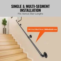 Balustradă-tubulară-pentru-scări-305-cm-10-picioare-stil-industrial