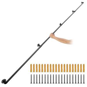 Balustradă-tubulară-pentru-scări-396-cm-13-picioare-stil-industrial