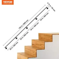 Balustradă-tubulară-pentru-scări-396-cm-13-picioare-stil-industrial