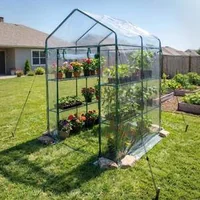Seră-de-casă-137x137x196-cm-cu-10-rafturi-și-acoperire-din-PVC