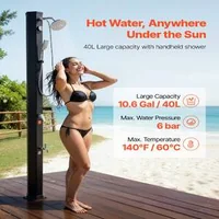 Duș-solar-de-grădină-40L-cu-duș-de-mână-și-baterie-205-cm