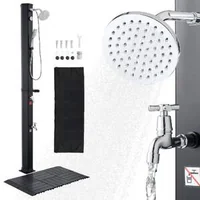 Duș-solar-de-grădină-40L-cu-platformă-de-podea-și-duș-de-mână