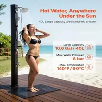 Duș-solar-de-grădină-40L-cu-platformă-de-podea-și-duș-de-mână