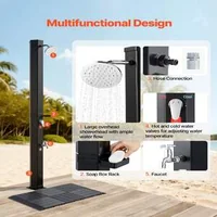 Duș-solar-de-grădină-35L-cu-platformă-de-podea-și-robinet-pentru-picioare
