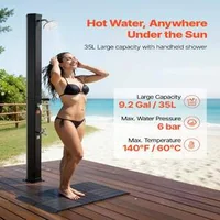 Duș-solar-de-grădină-35L-cu-platformă-de-podea-și-robinet-pentru-picioare