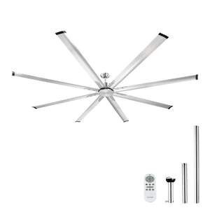 Ventilator-industrial-de-tavan-244-cm-aluminiu-nichel-mat