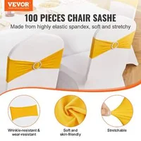 Panglici-elastice-decorative-pentru-scaune-100-bucăți-culoare-galben-auriu-cu-cataramă