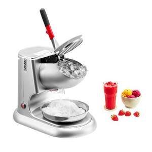 Mașină-electrică-profesională-pentru-gheață-zdrobită-100-kg-h-Culoare-argintie