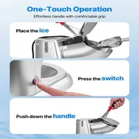 Mașină-electrică-profesională-pentru-gheață-zdrobită-100-kg-h-Culoare-argintie