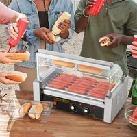 Aparat-electric-pentru-hot-dog-capacitate-de-18-bucăți-7-role-1-4KW