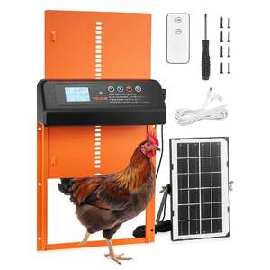 Ușă-automată-pentru-cotețul-de-găini-cu-panou-solar-temporizator-senzor-de-lumină-și-protecție-împotriva-prinderii