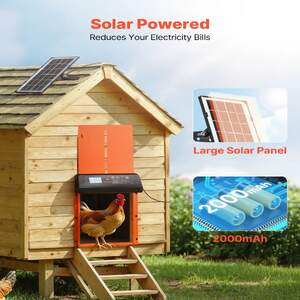 Ușă-automată-pentru-cotețul-de-găini-cu-panou-solar-temporizator-senzor-de-lumină-și-protecție-împotriva-prinderii