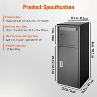 Cutie-mare-pentru-livrarea-coletelor-Package-Delivery-Box-înălțime-111-8-cm-cu-încuietoare-cu-cod-și-apăsare-Coded-Press-Lock
