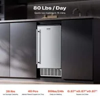 Mașină-profesională-de-gheață-încorporabilă-sub-blat-36-kg-zi-cu-ușă-reversibilă