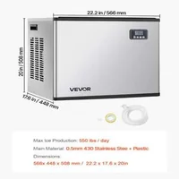 Unitate-profesională-de-producere-a-gheții-250-kg-zi-model-modular-cu-autocurățare