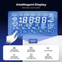 Mașină-profesională-de-gheață-136-kg-zi-model-modular-cu-autocurățare