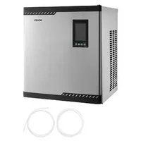 Mașină-profesională-de-gheață-136-kg-zi-model-modular-cu-temporizator-și-autocurățare