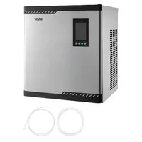 Mașină-profesională-de-gheață-136-kg-zi-model-modular-cu-temporizator-și-autocurățare