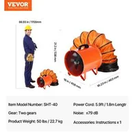 Ventilator-industrial-profesional-de-extracție-406-4-mm-cu-tub-flexibil-de-5-m-portabil-pentru-hale