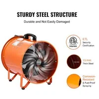 Ventilator-industrial-profesional-de-extracție-406-4-mm-cu-tub-flexibil-de-5-m-portabil-pentru-hale