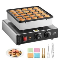 Aparat-profesional-pentru-25-de-mini-clătite-poffertjes-electric-cu-termostat-și-temporizator